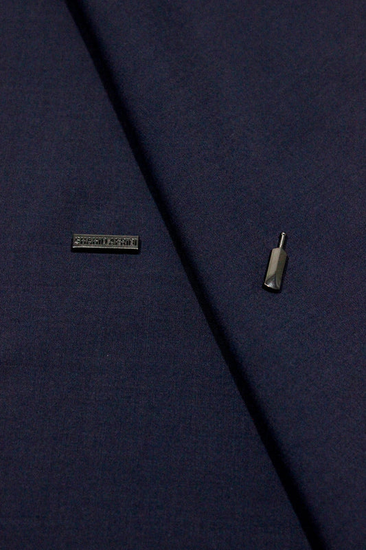 sultanwear men Navy Blue Wash Wear Unstitched high quality Fabric